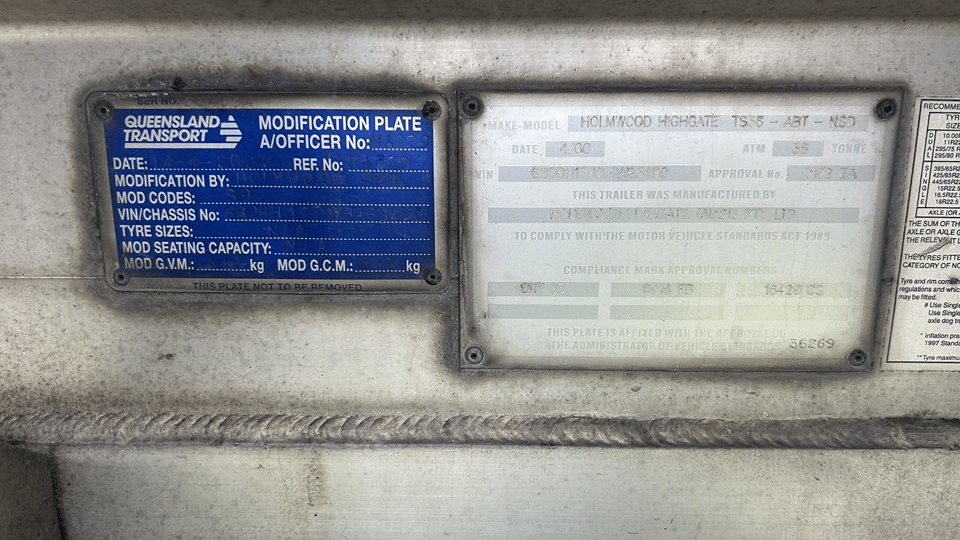 2000 Used Holmwood Tanker