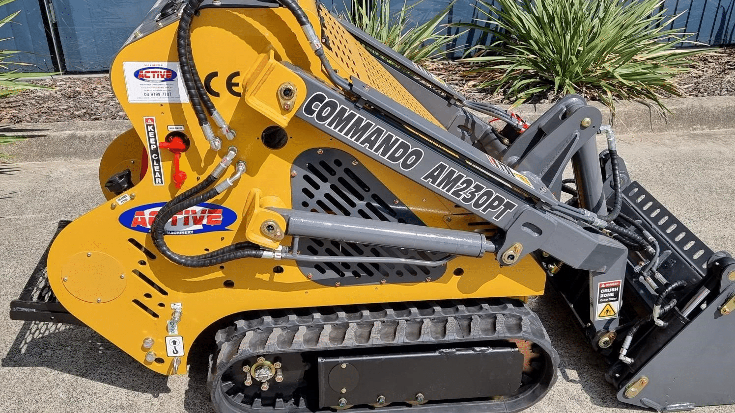 2025 New Active Machinery AM230PT Commando Skid Steers