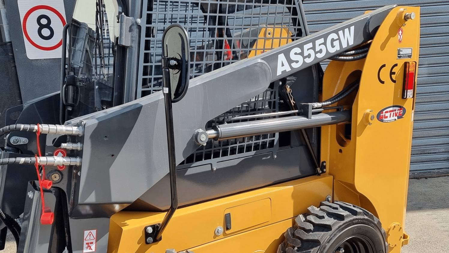 2025 New Active Machinery AS55GW Skid Steers