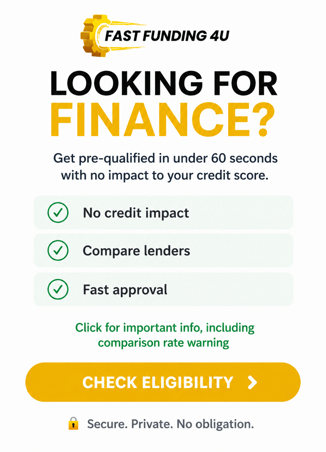 Finance Available