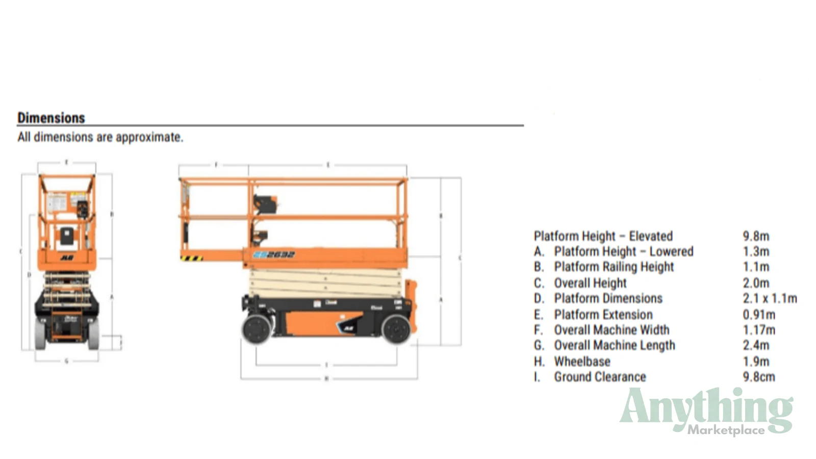 2022 New Jlg 3246ES Scissor Lifts