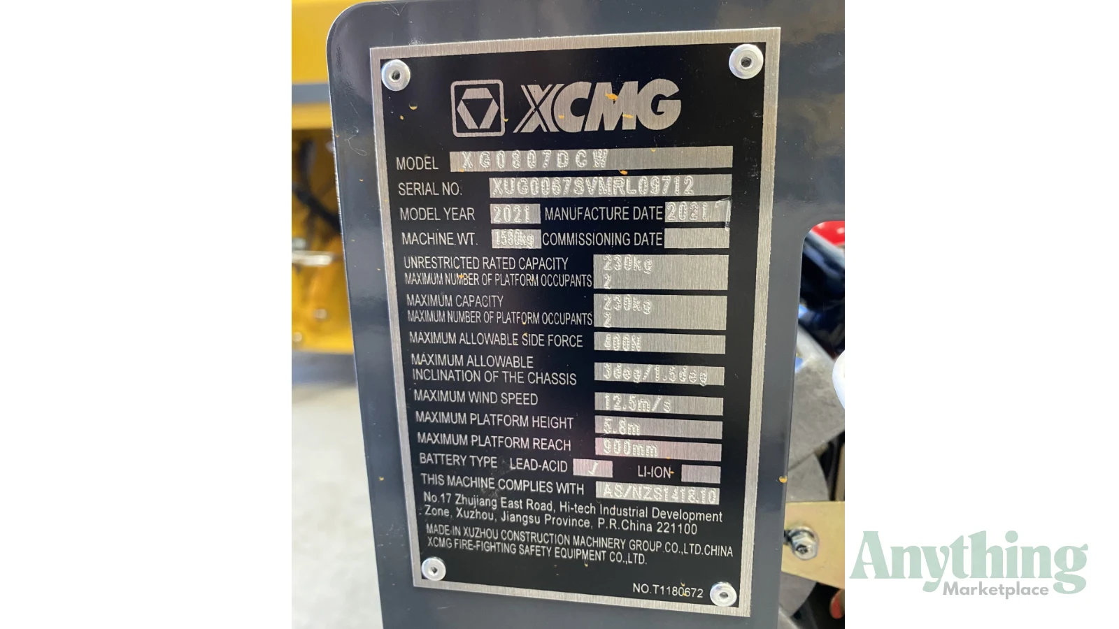 2022 New Xcmg XG0807DCW Scissor Lifts