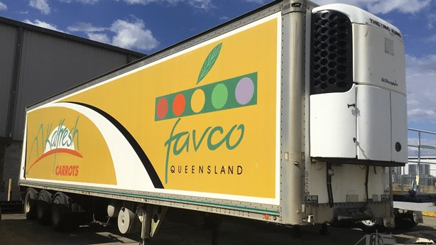 2002 Used Maxitrans Refrigerated Trailer
