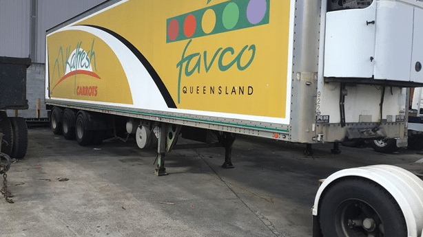 2002 Used Maxitrans Refrigerated Trailer