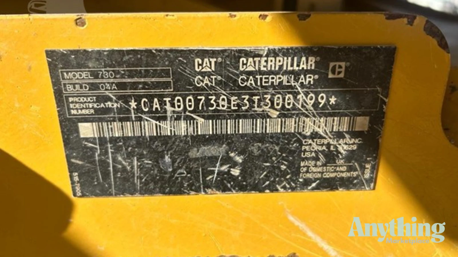 2018 Used Caterpillar 730 Dump Truck