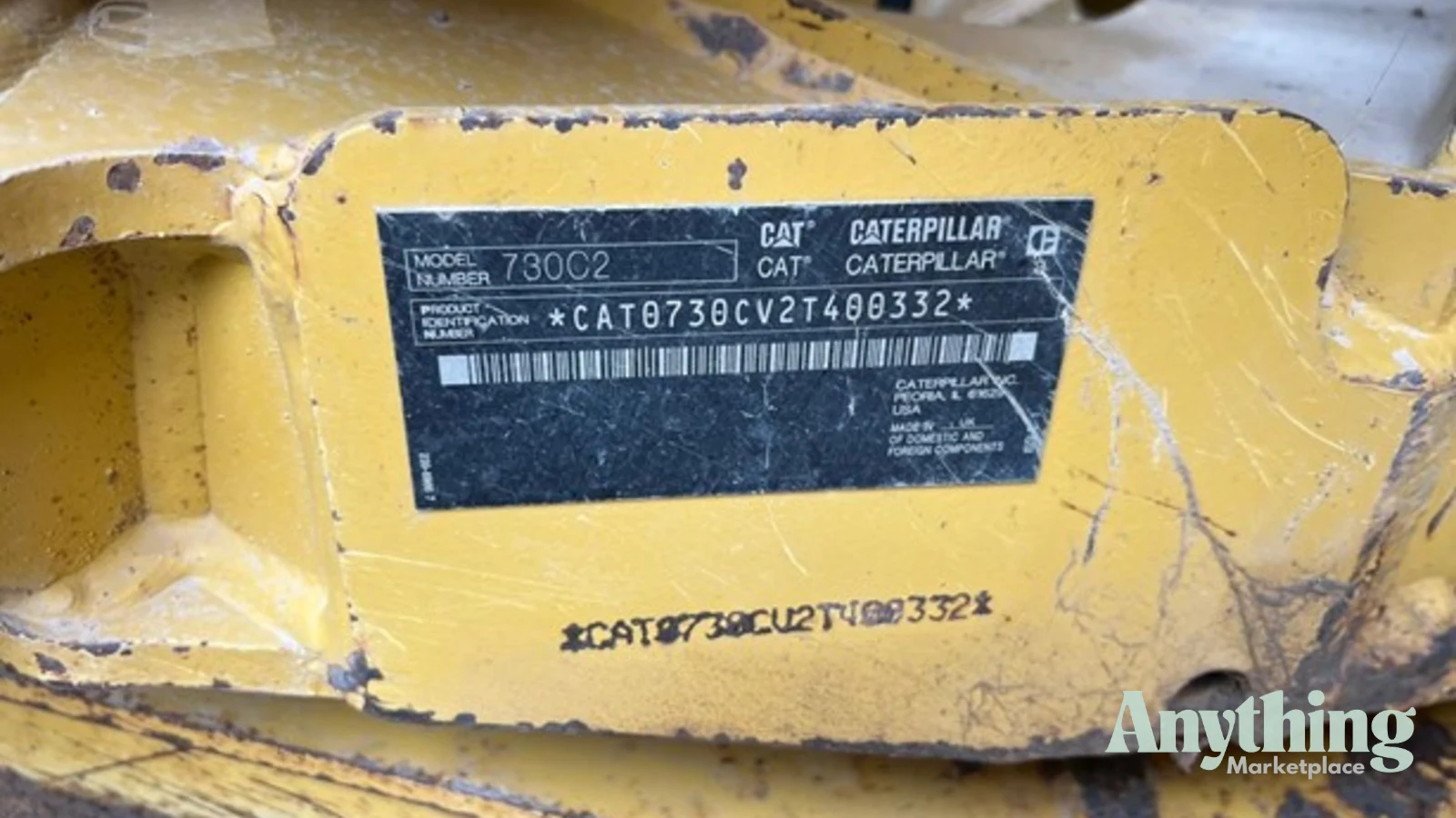2016 Used Caterpillar 730C2 Dump Truck