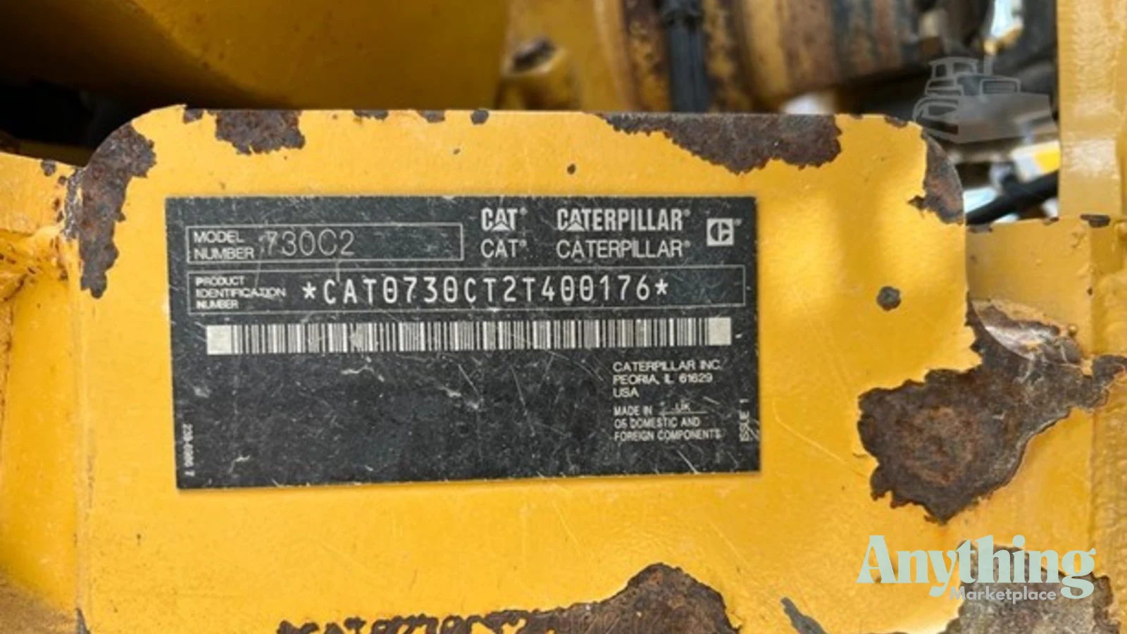 2016 Used Caterpillar 730C2 Dump Truck
