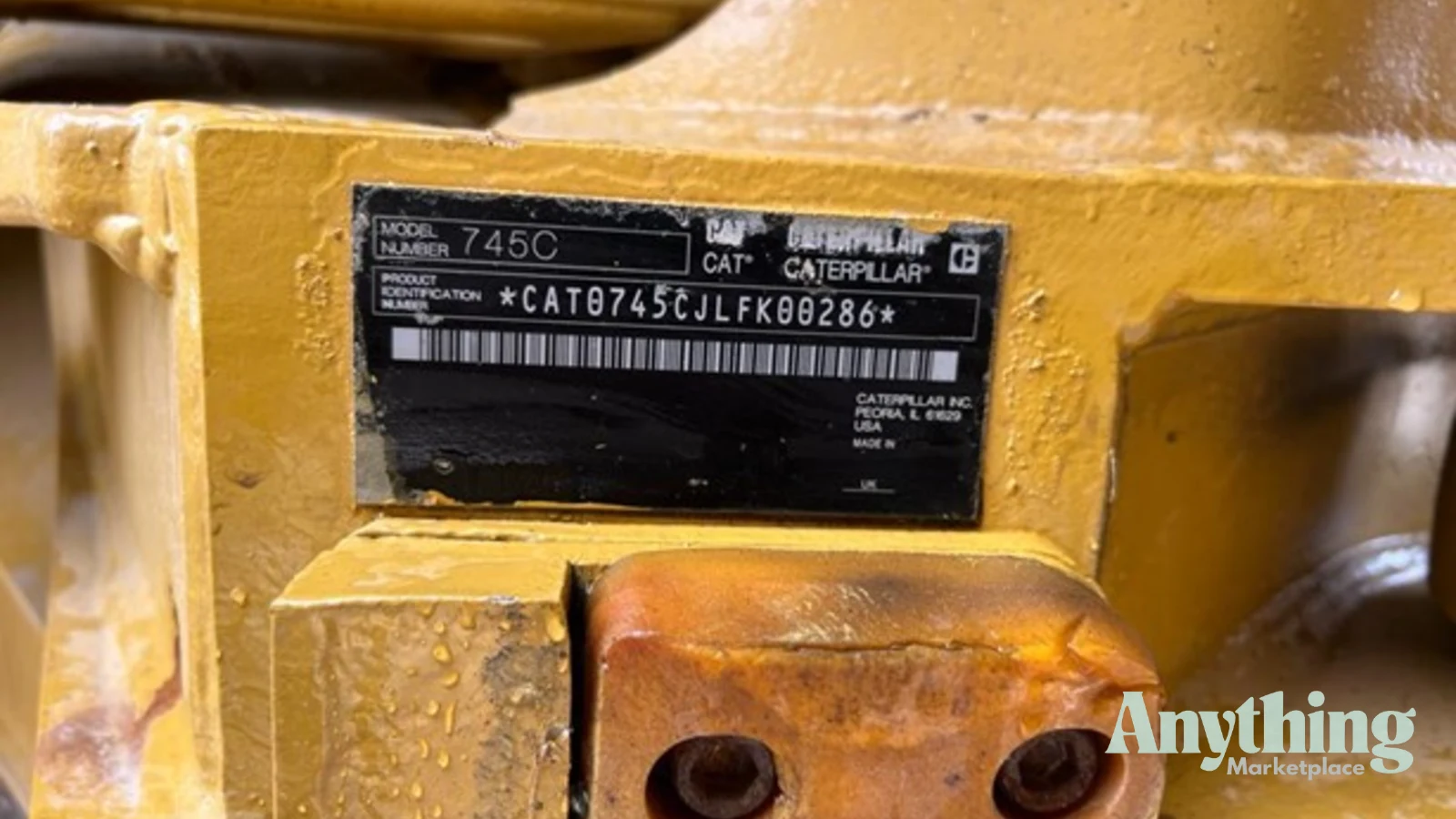 2015 Used Caterpillar 745C Dump Truck