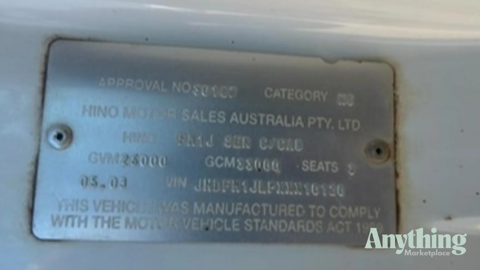 2003 Used Hino FM1J Water Truck