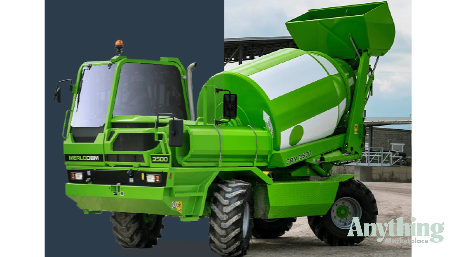 New Merlo DBM 2500-DBM 3500 Cement Mixers