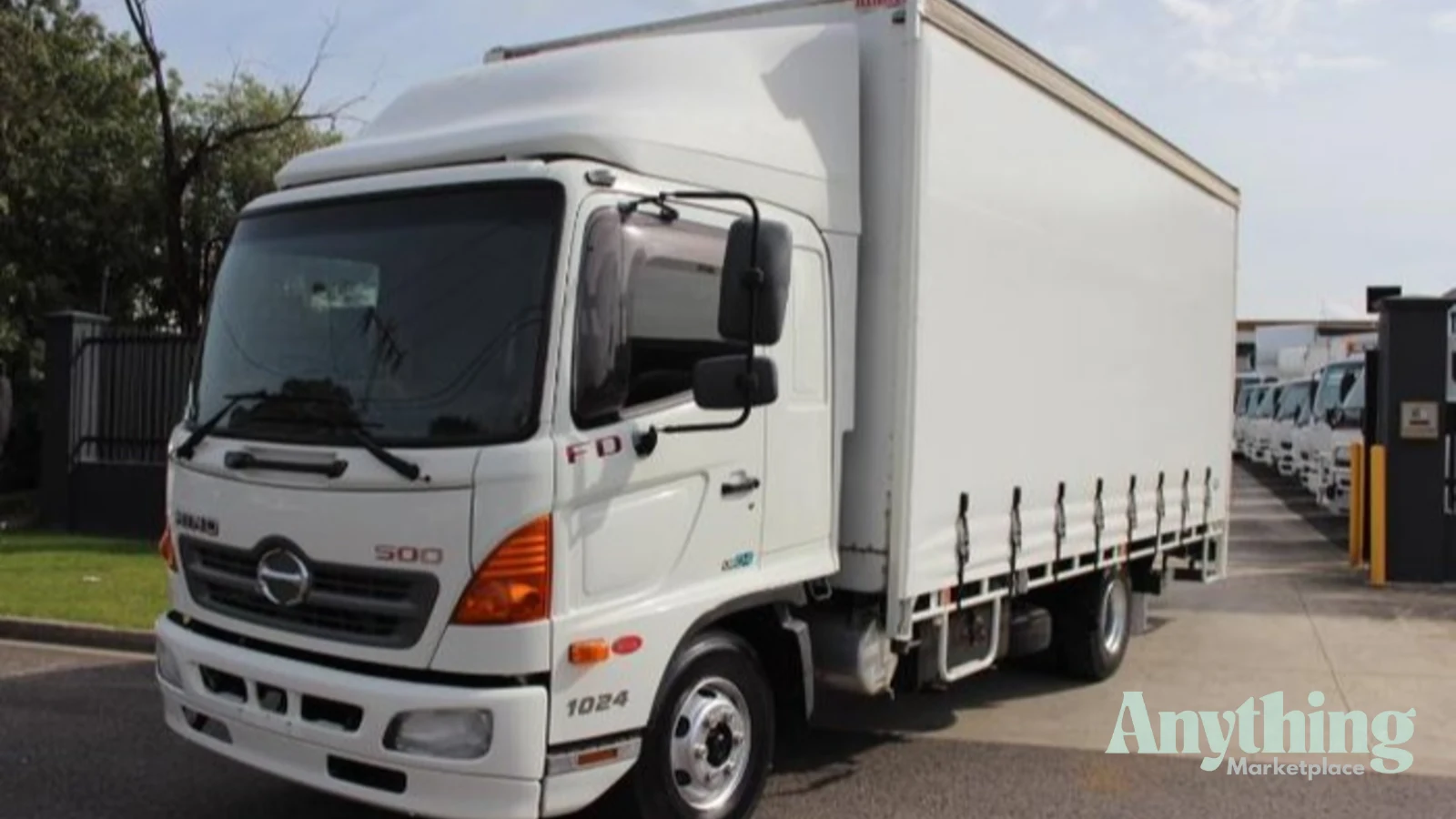 2008 Used Hino 500 Series Curtainsider