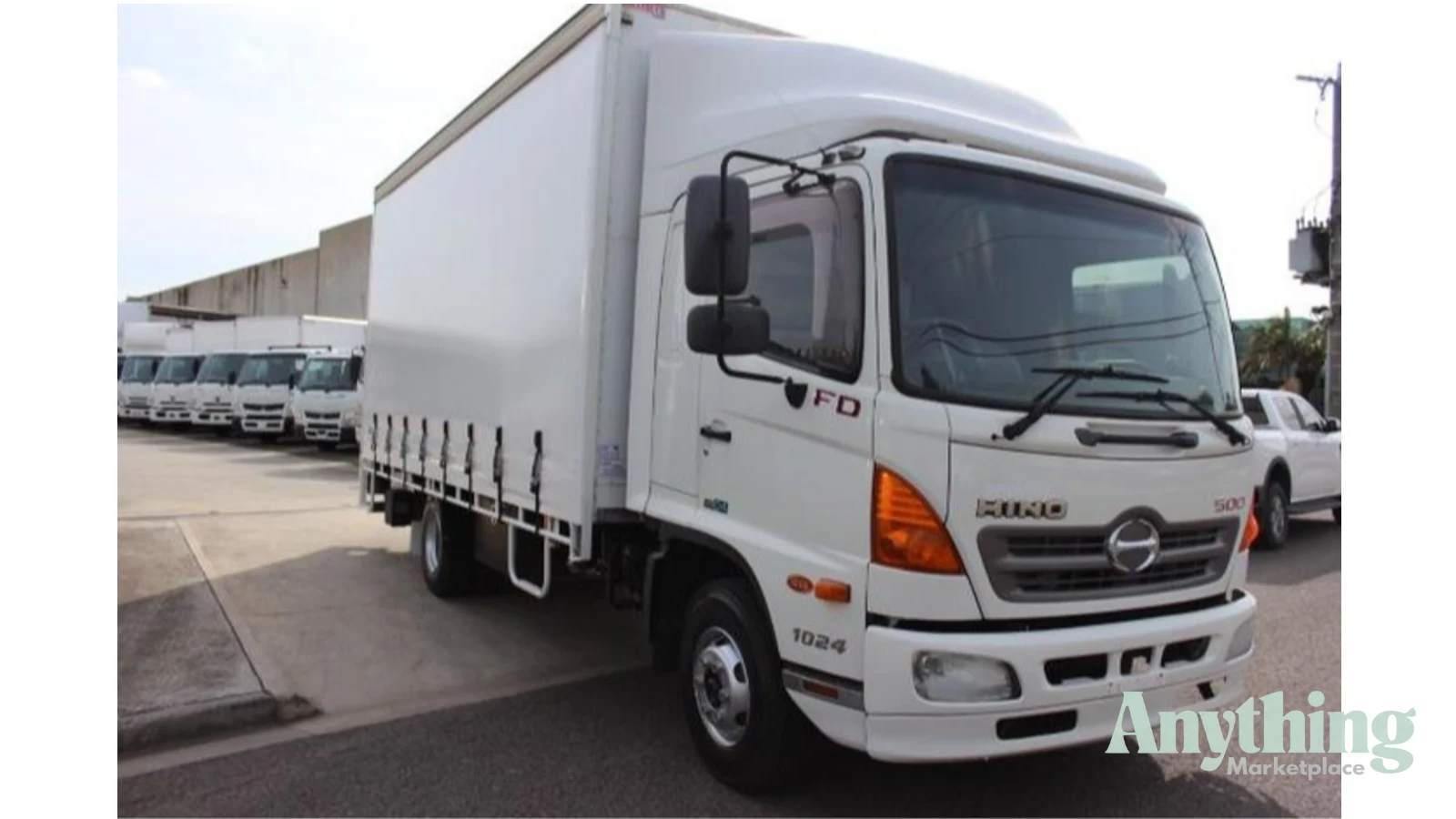 2008 Used Hino 500 Series Curtainsider
