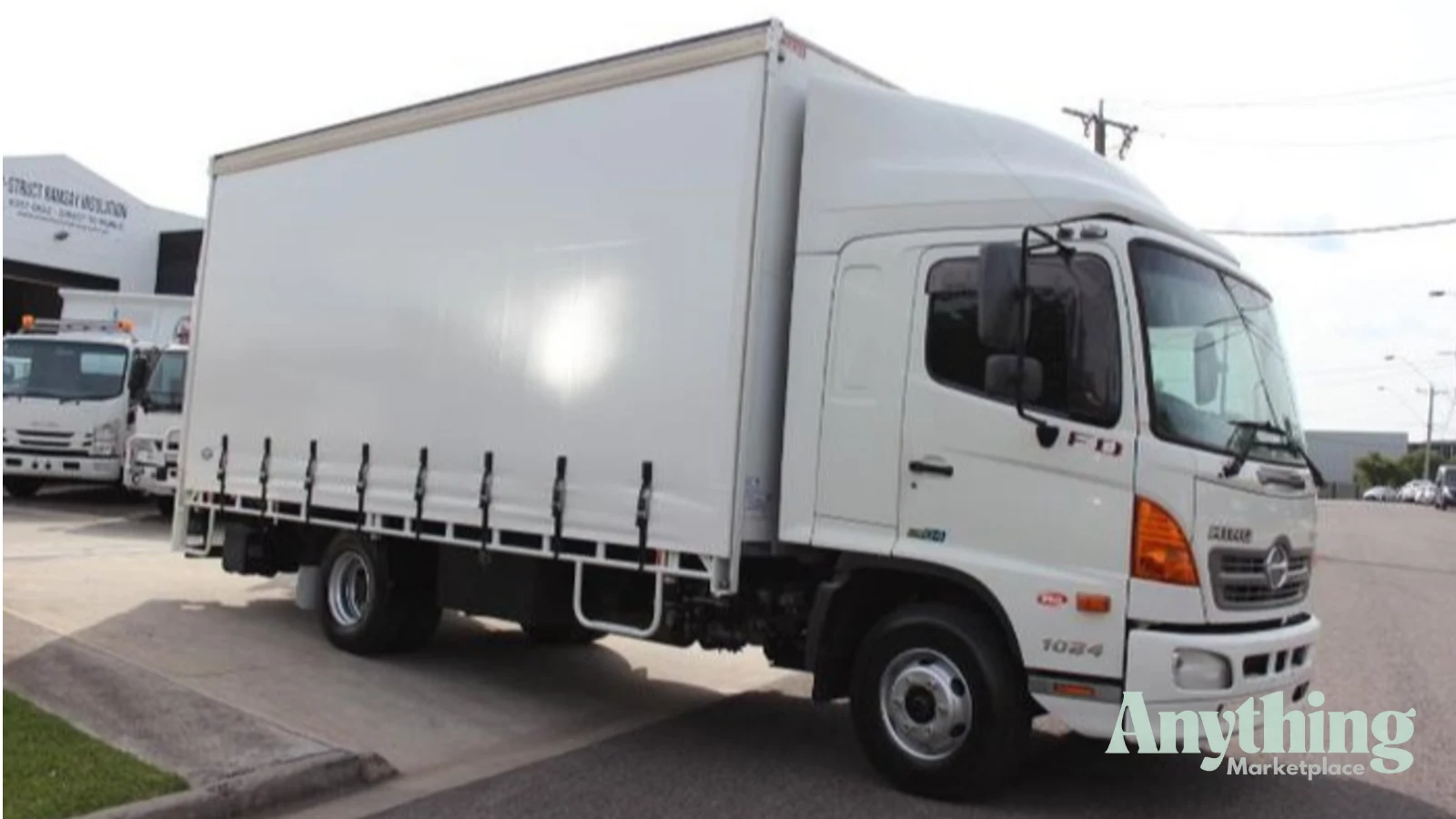 2008 Used Hino 500 Series Curtainsider