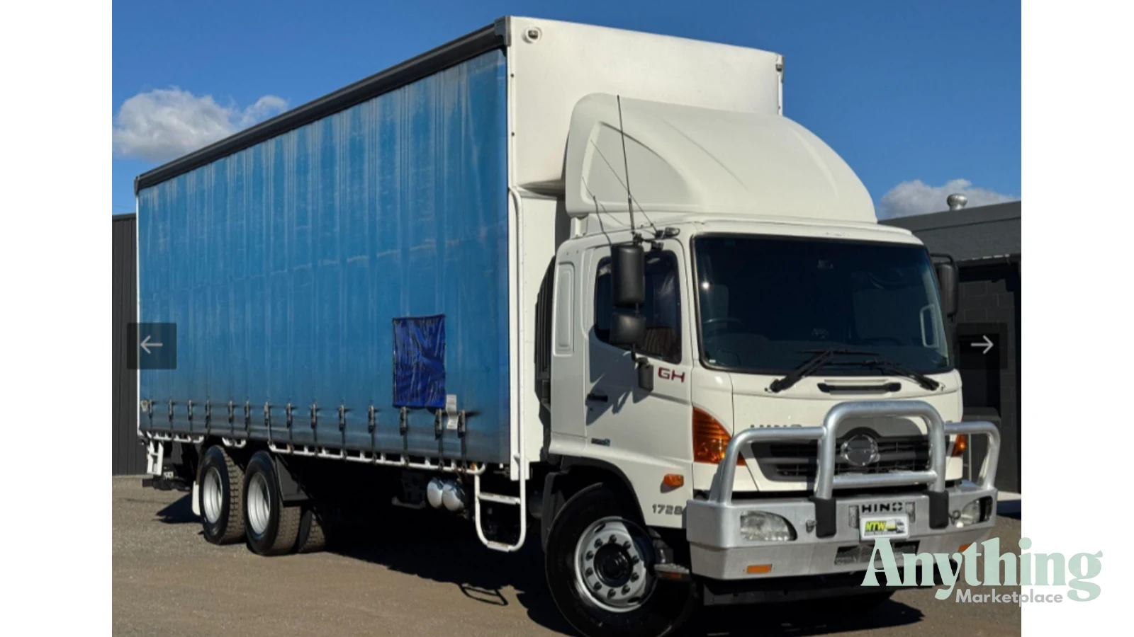 2013 Used Hino 500 Series Curtainsider