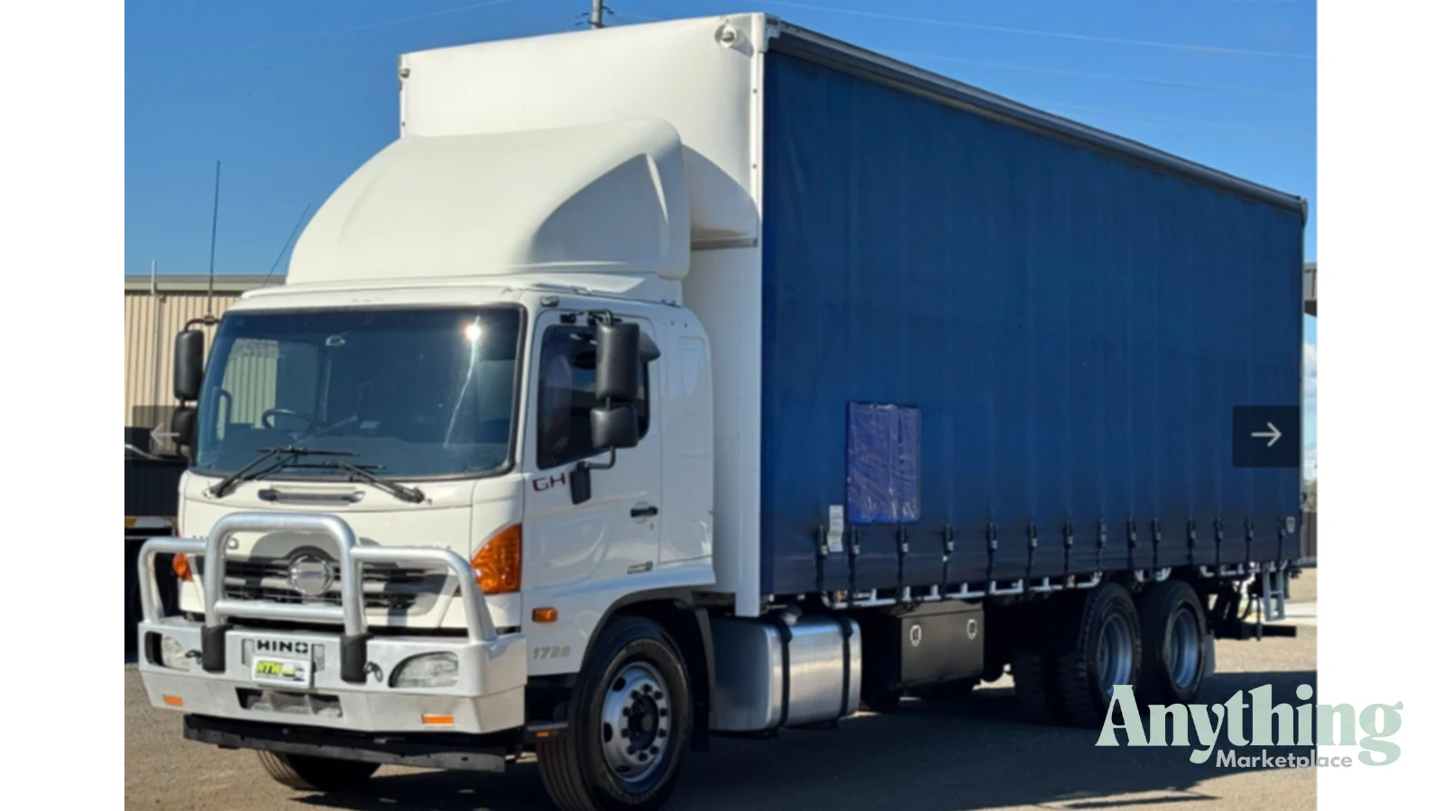 2013 Used Hino 500 Series Curtainsider
