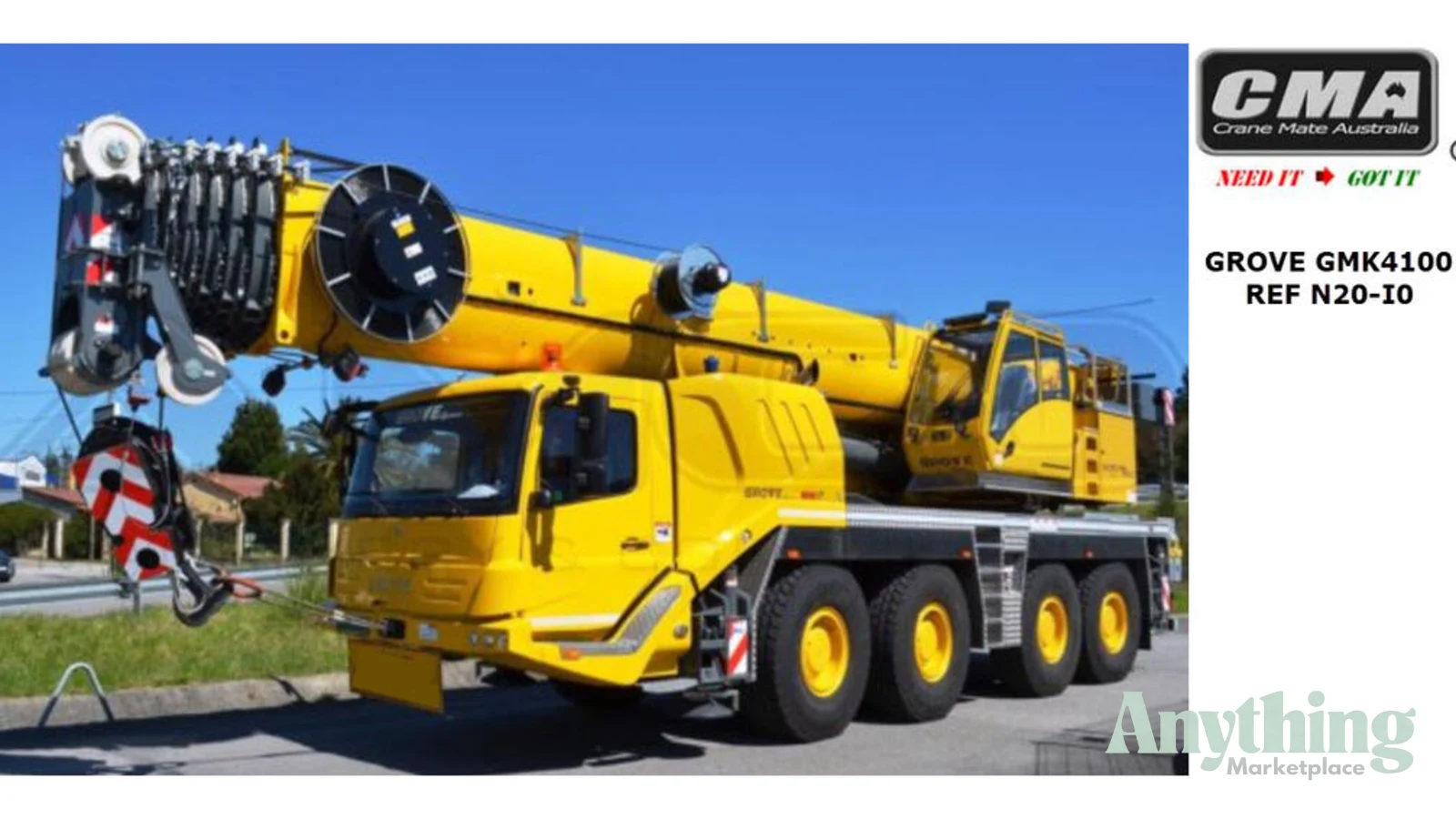 2015 Used Grove GMK4100 Crane Truck