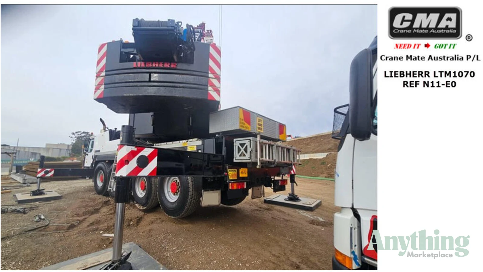 2016 Used Liebherr LTM 1070-4.2 Crane Truck