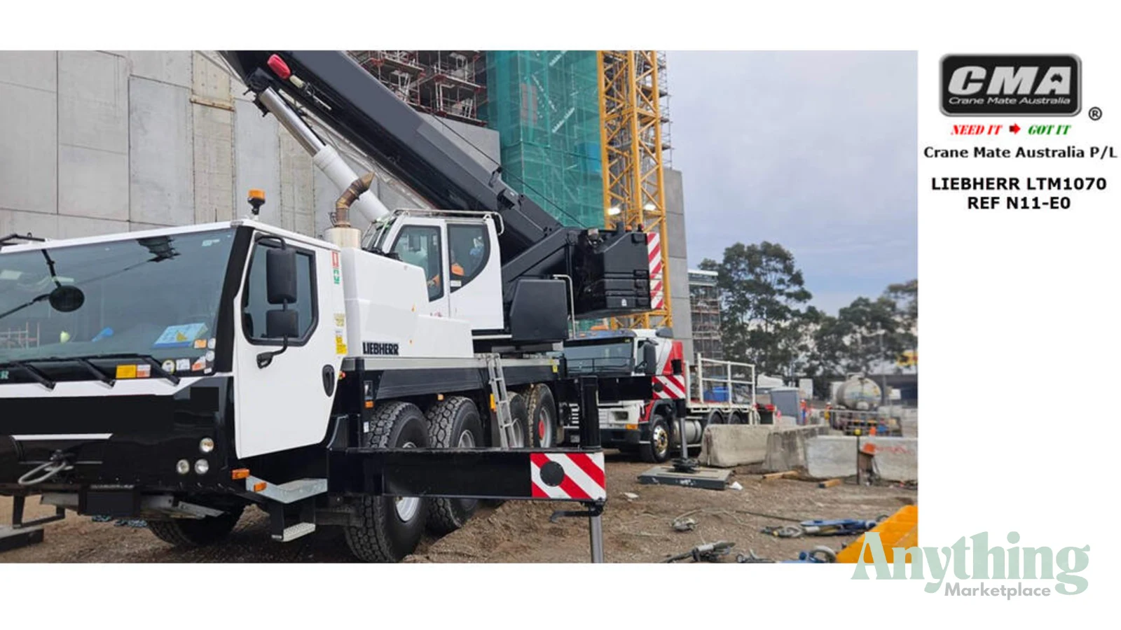 2016 Used Liebherr LTM 1070-4.2 Crane Truck