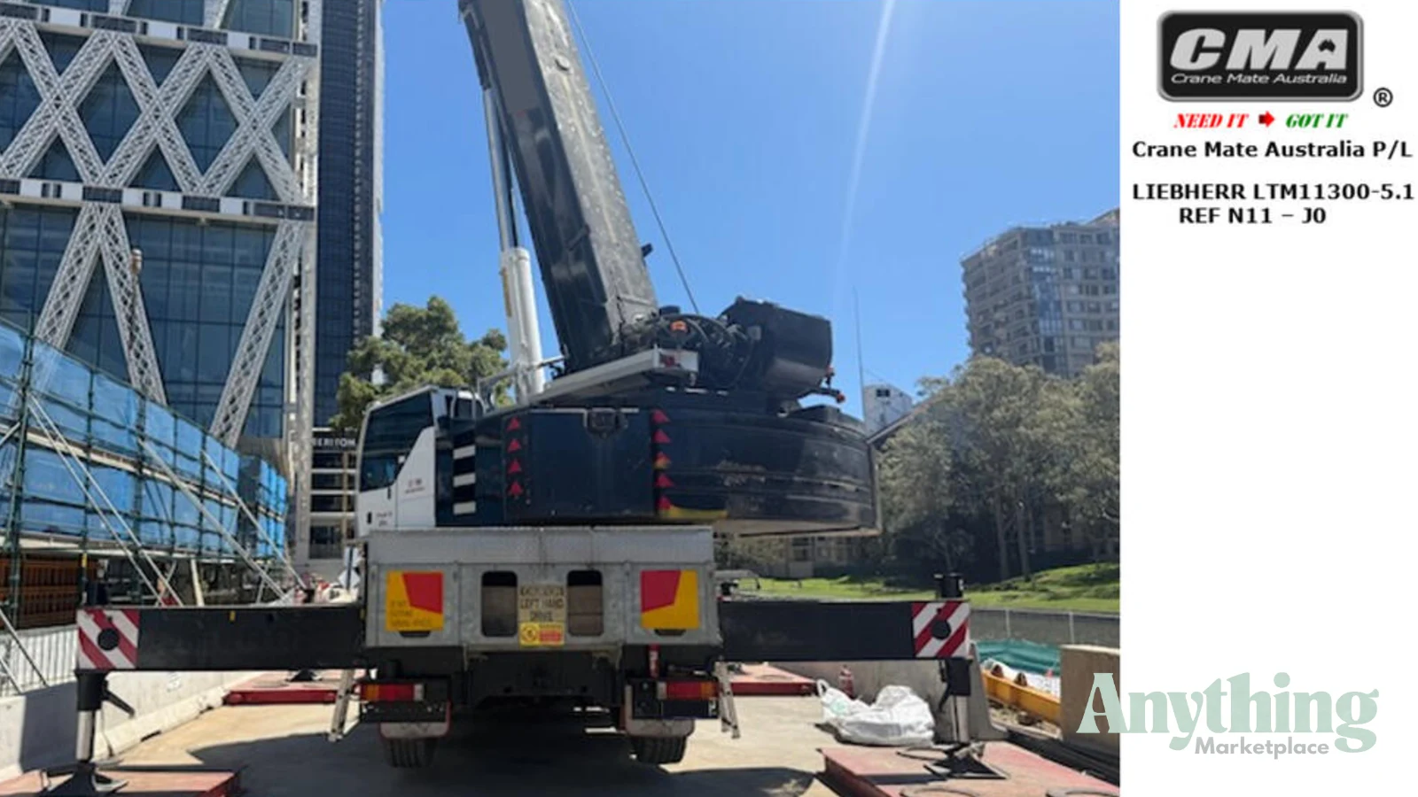 2017 Used Liebherr LTM 1130-5.1 Crane Truck