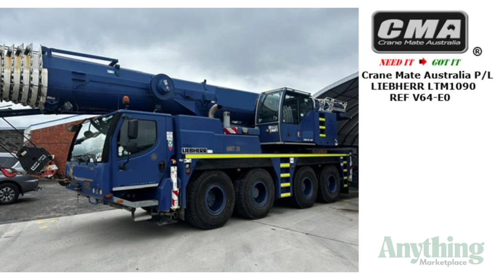 2012 Used Liebherr LTM 1090 Crane Truck