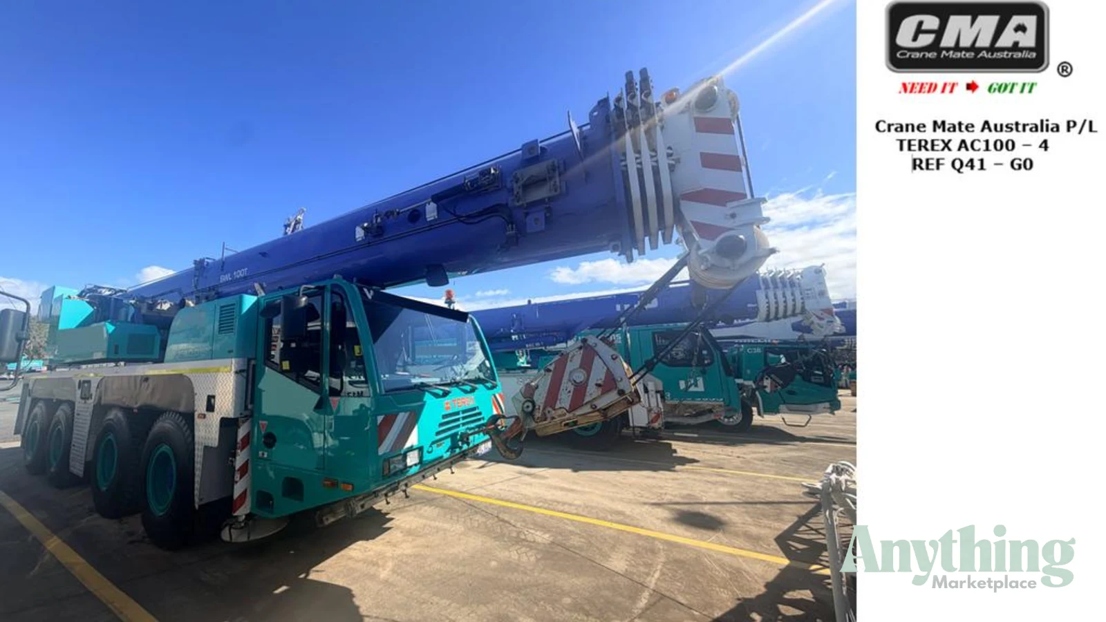 Used Terex Demag AC100-4 Crane Truck