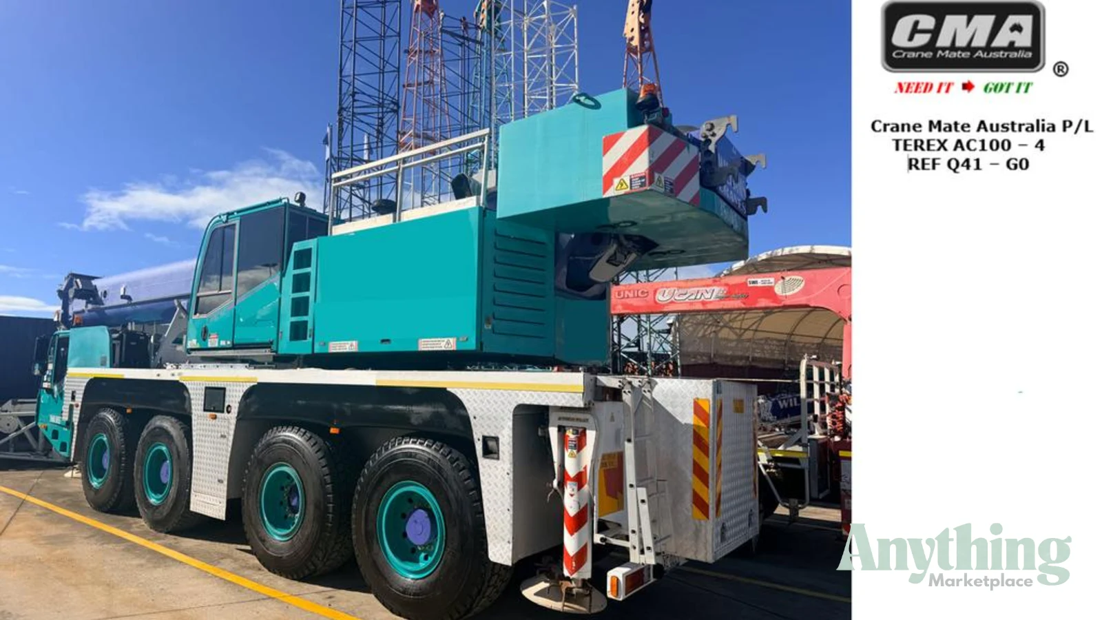 Used Terex Demag AC100-4 Crane Truck