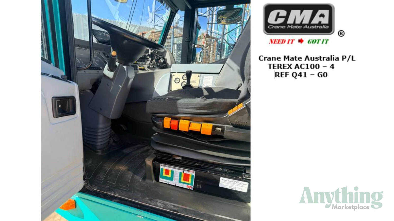Used Terex Demag AC100-4 Crane Truck