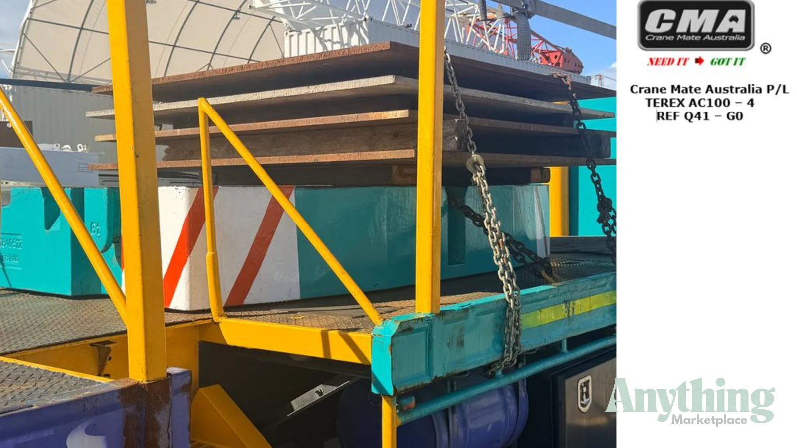 Used Terex Demag AC100-4 Crane Truck
