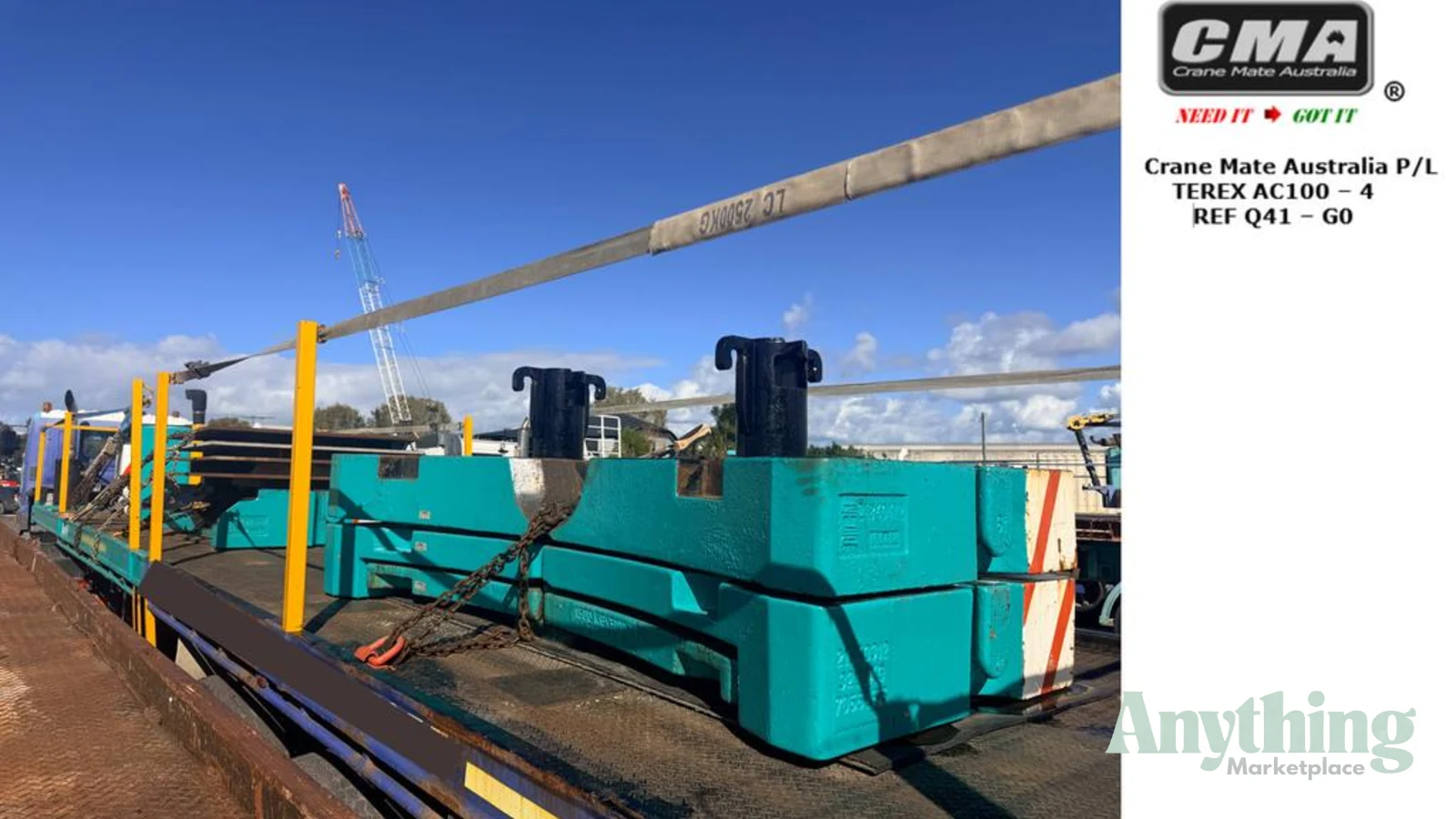 Used Terex Demag AC100-4 Crane Truck