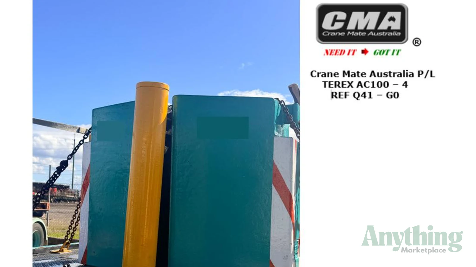 Used Terex Demag AC100-4 Crane Truck