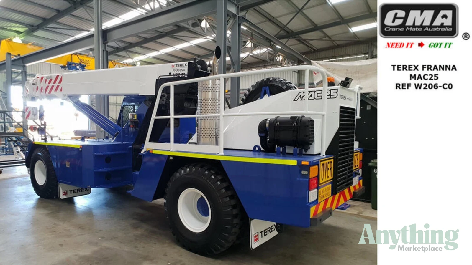 2021 Used Terex Franna MAC25-4 Crane Truck