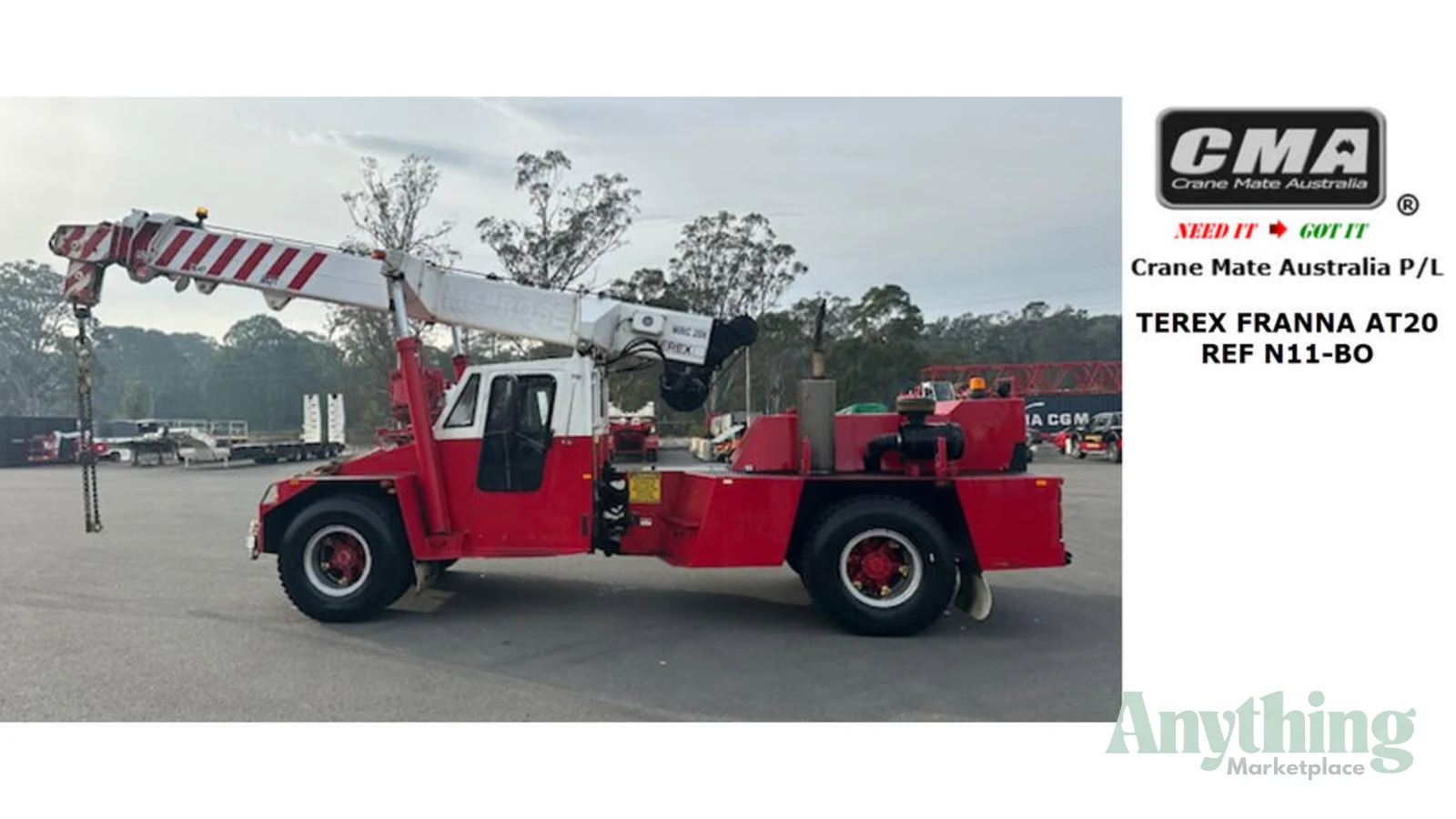 2003 Used Terex Franna AT20 Crane Truck