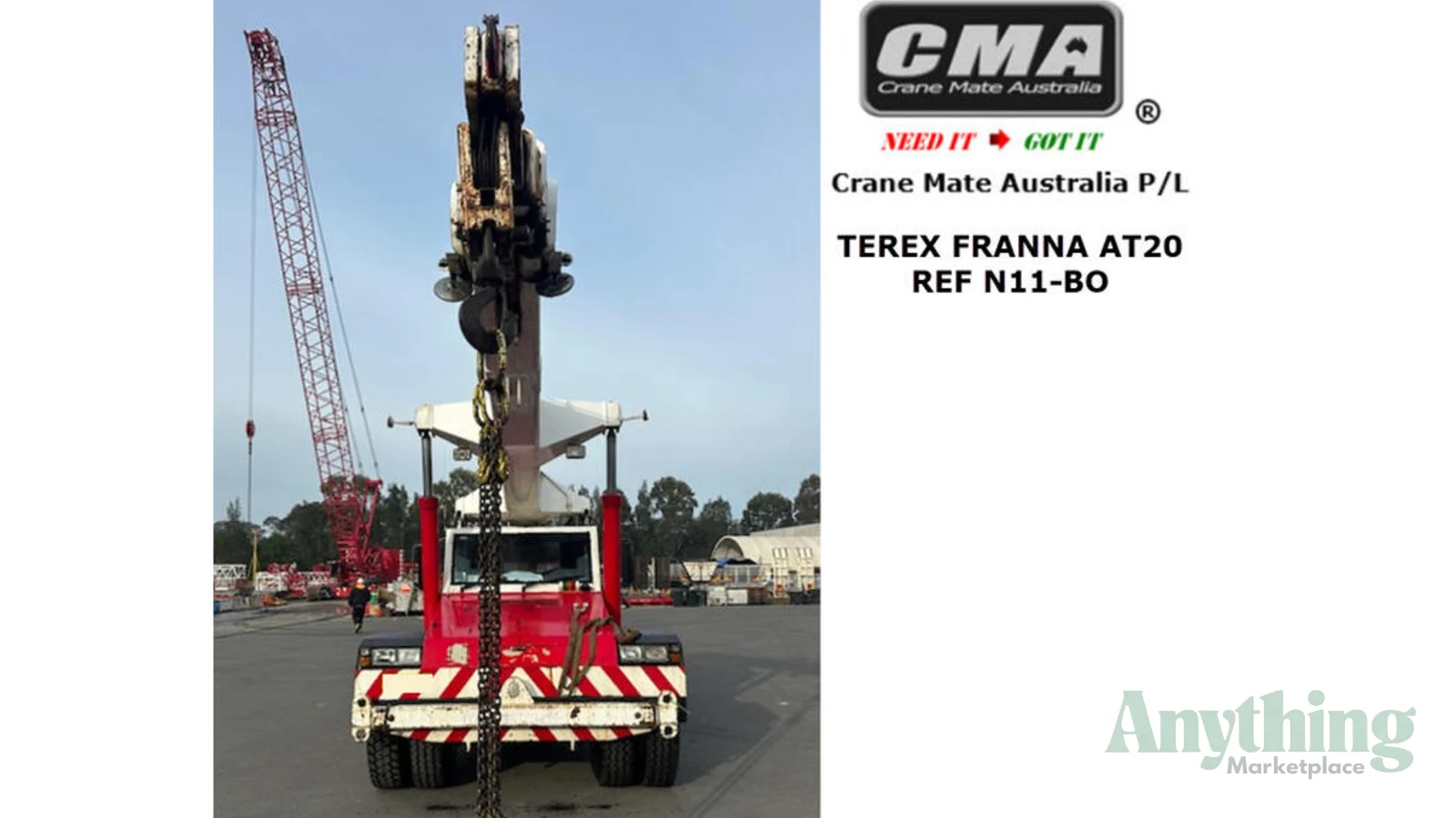 2003 Used Terex Franna AT20 Crane Truck