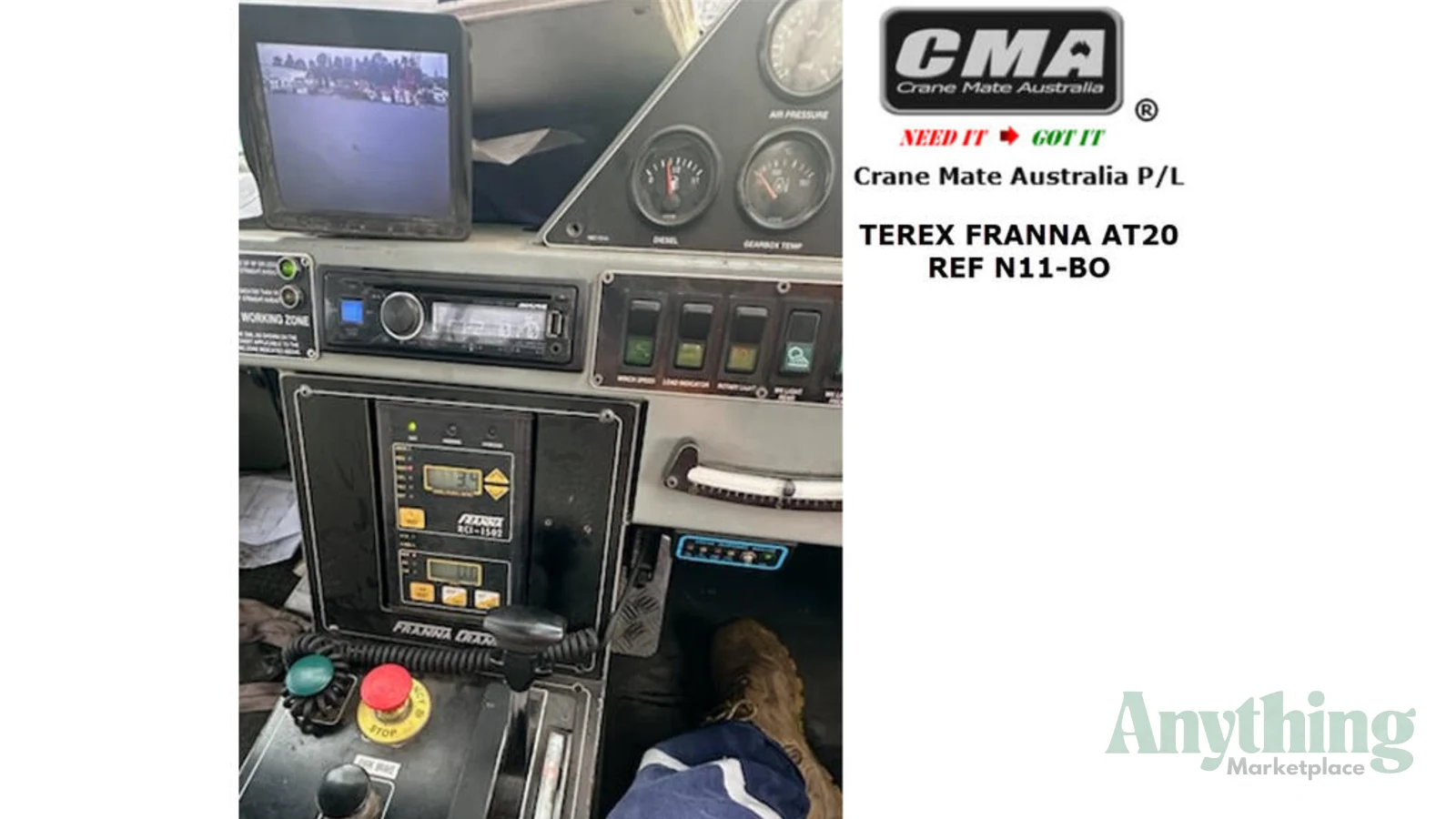 2003 Used Terex Franna AT20 Crane Truck