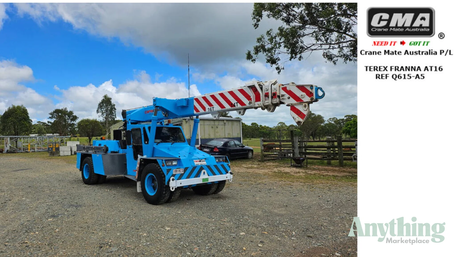 1996 Used Terex Franna AT16 Crane Truck