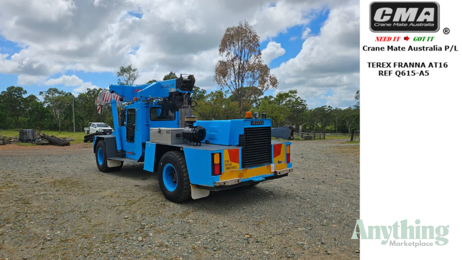 1996 Used Terex Franna AT16 Crane Truck