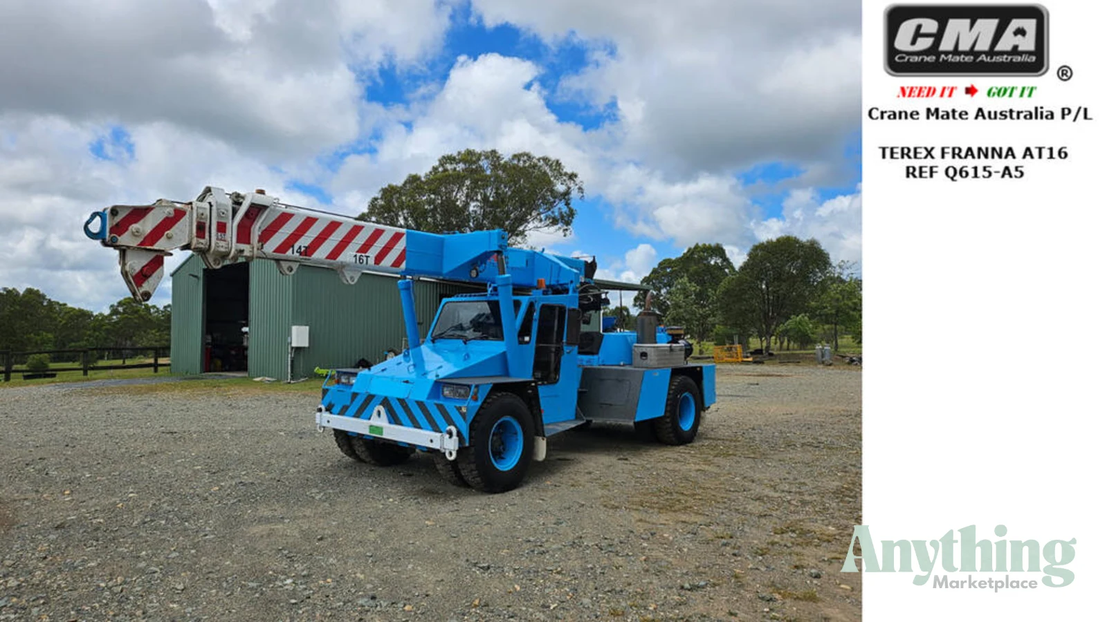 1996 Used Terex Franna AT16 Crane Truck