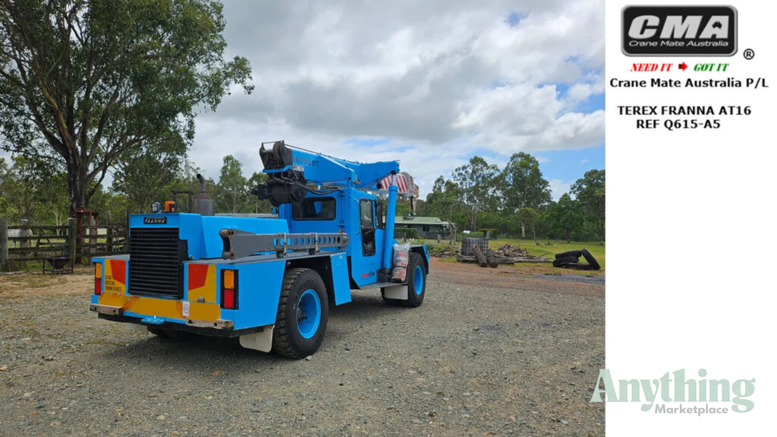 1996 Used Terex Franna AT16 Crane Truck