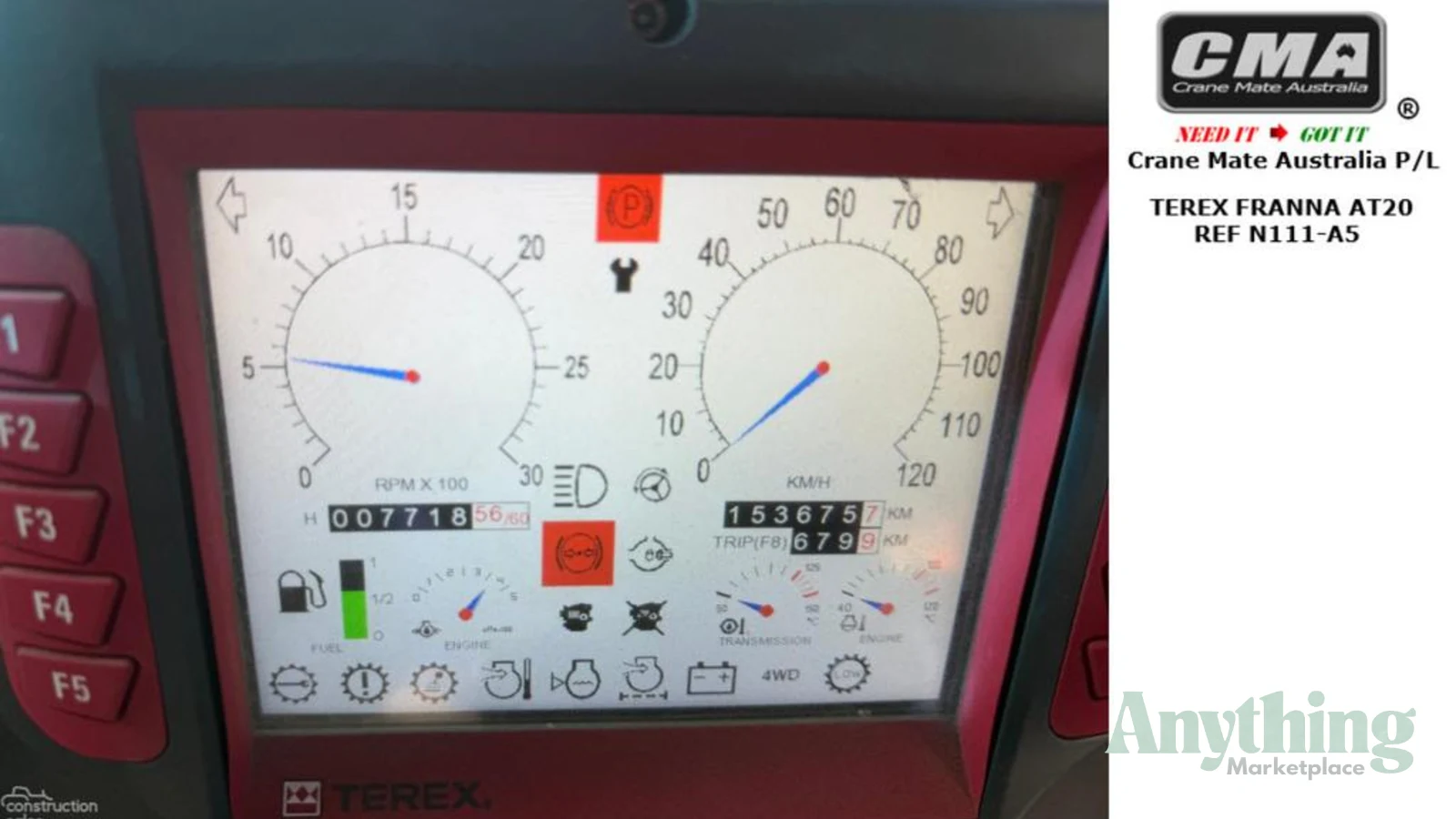 2013 Used Terex Franna AT20 Crane Truck