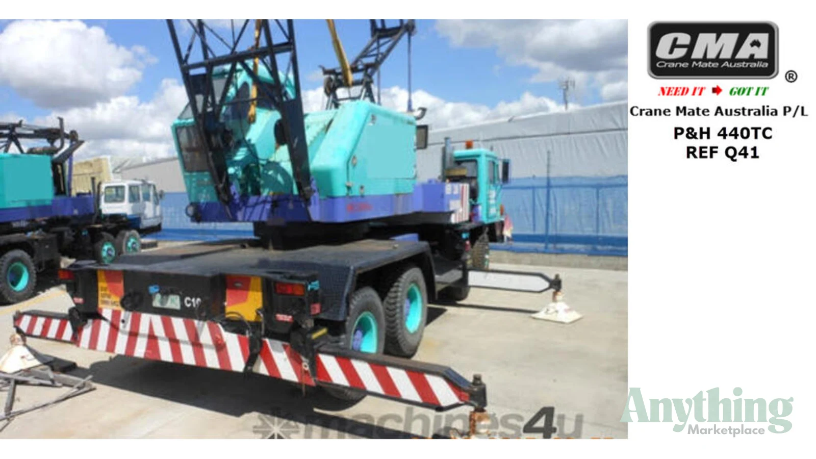 1977 Used P&H 440TC Crane Truck