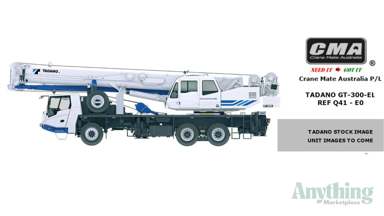 2018 Used Tadano GT 300EL Crane Truck