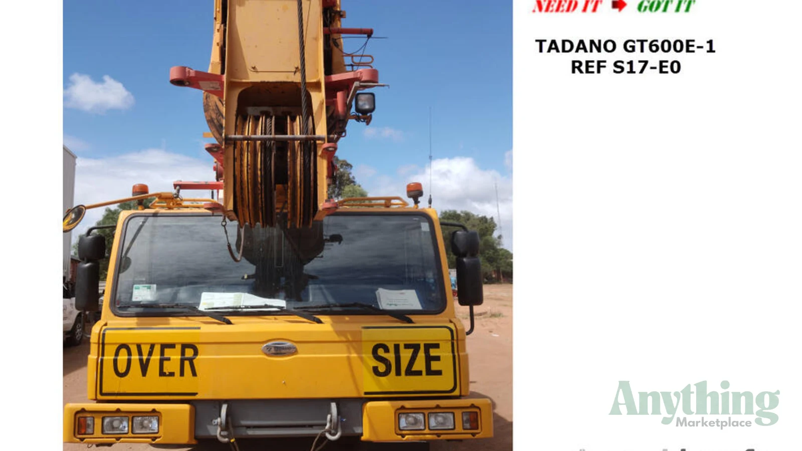 2015 Used Tadano GT600E-1 Crane Truck
