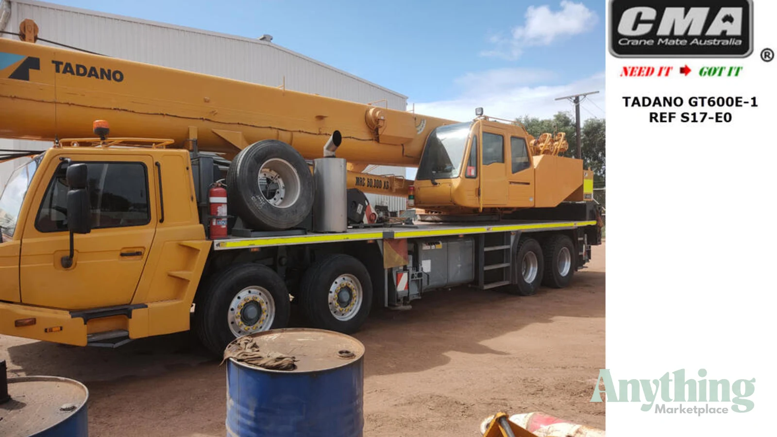 2015 Used Tadano GT600E-1 Crane Truck