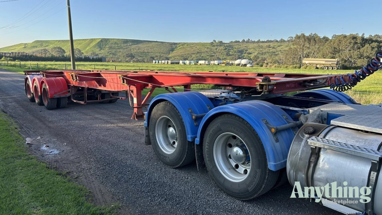 Used Skeletal Trailer