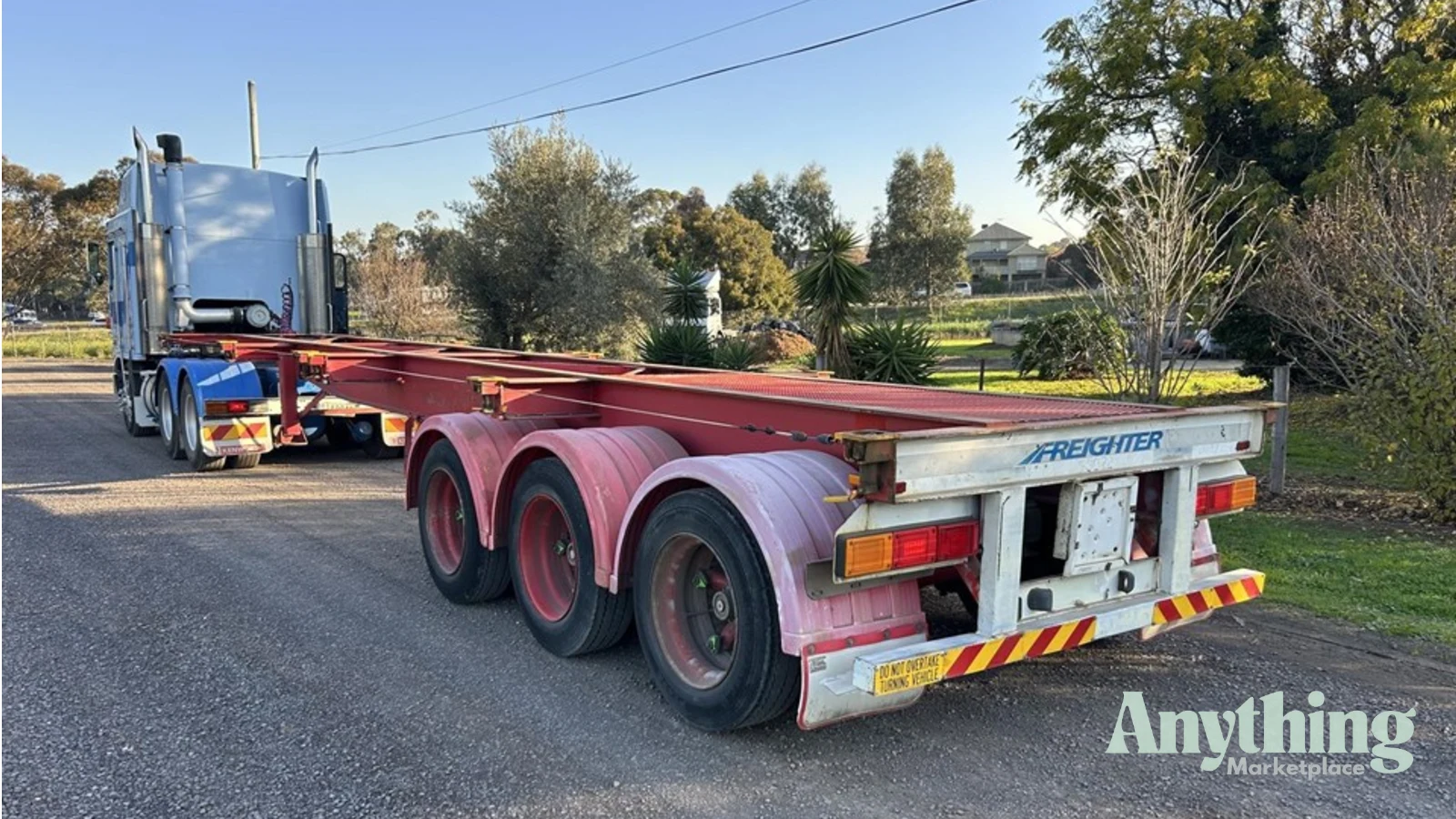 Used Skeletal Trailer