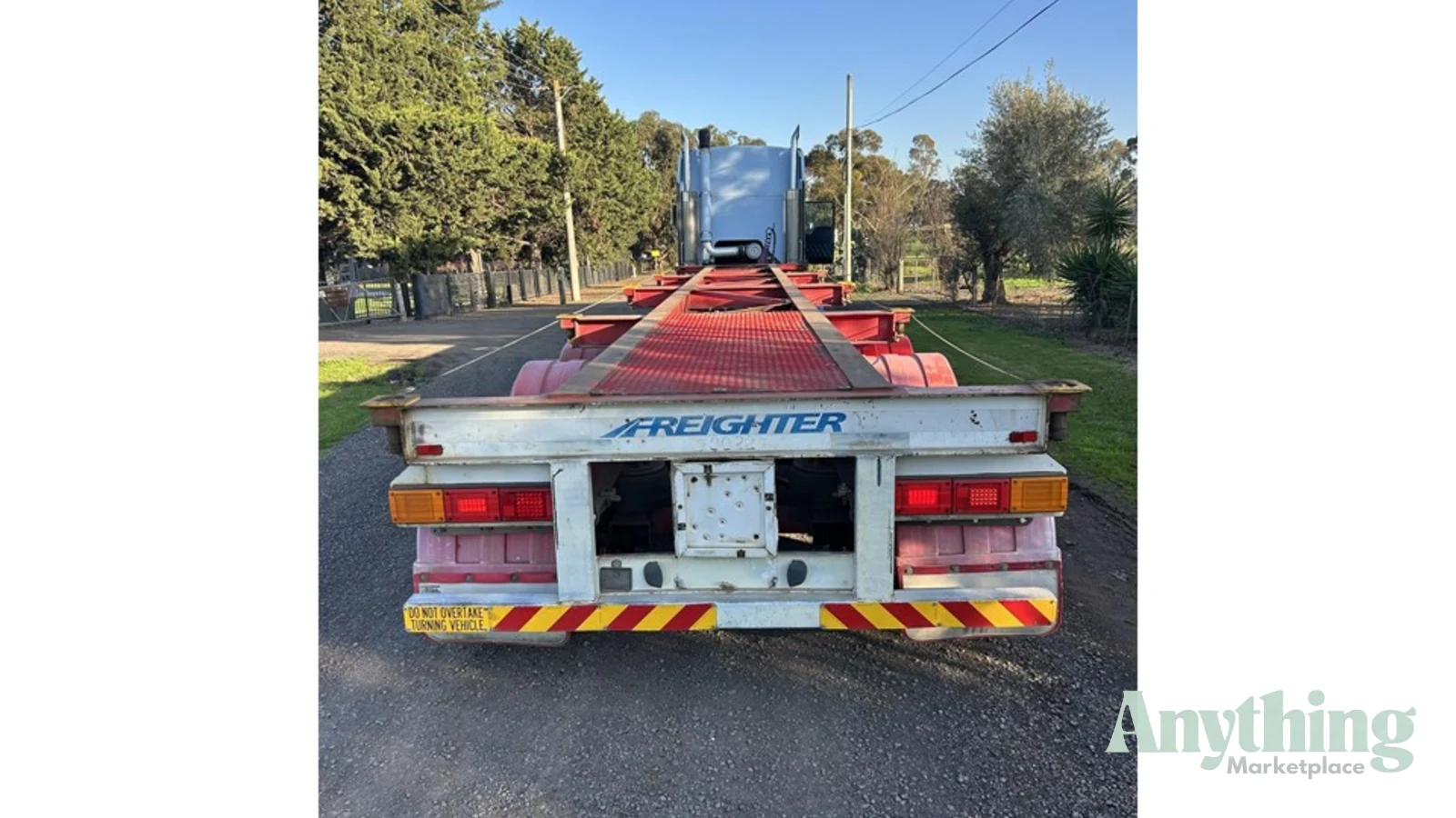 Used Skeletal Trailer