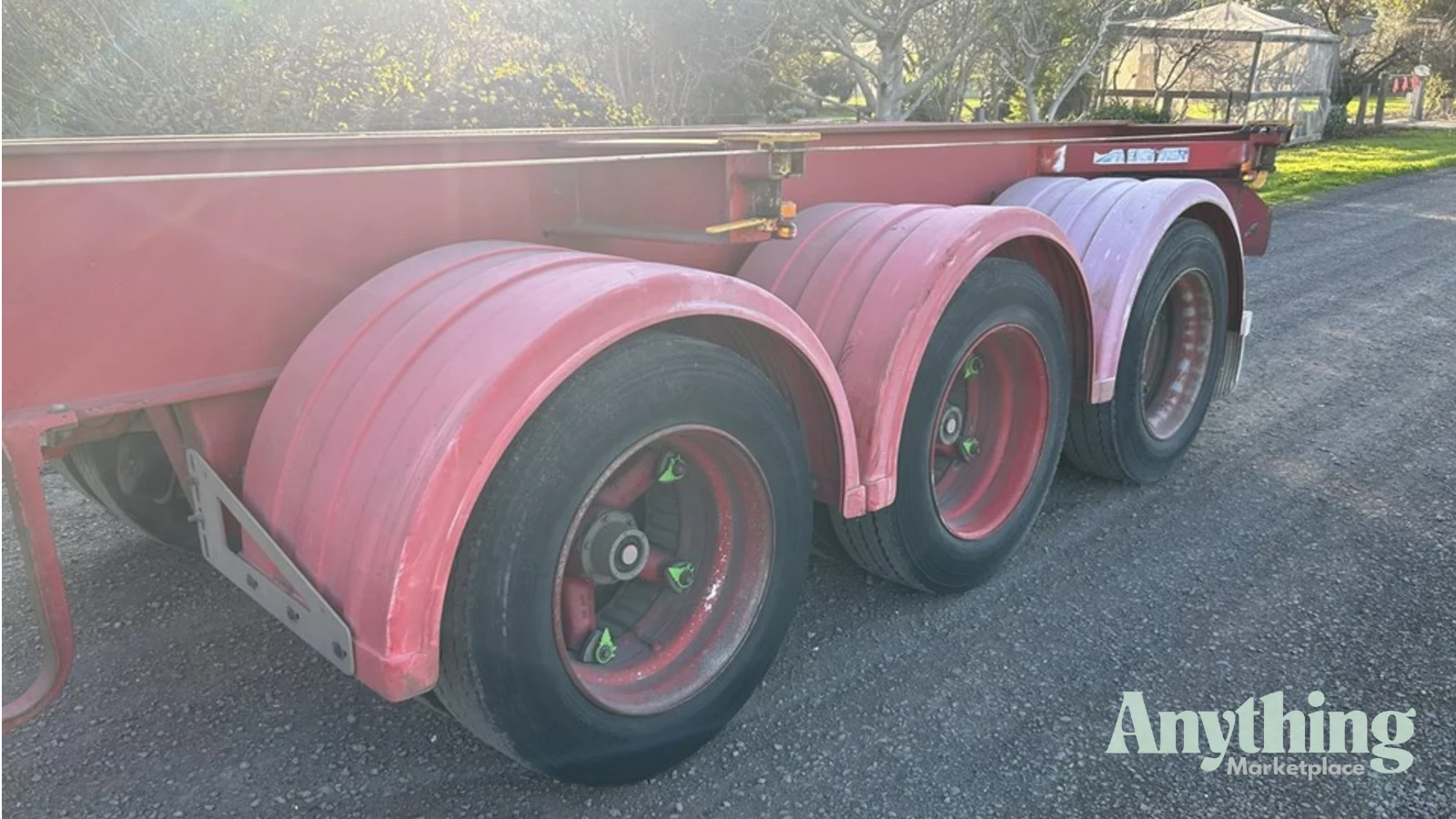 Used Skeletal Trailer
