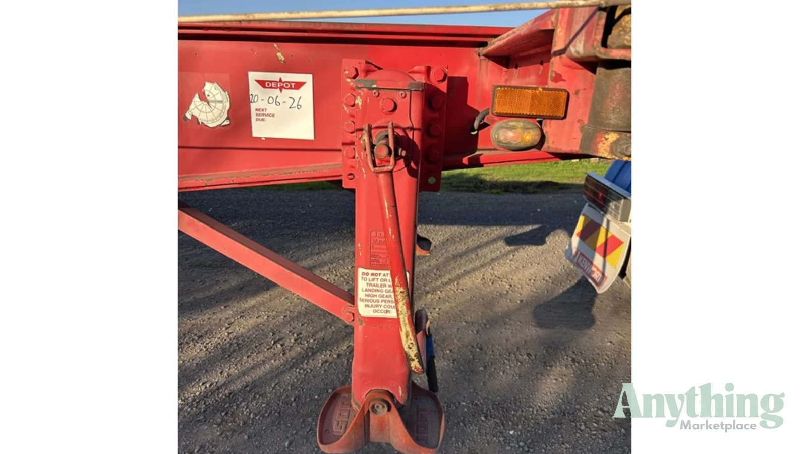 Used Skeletal Trailer
