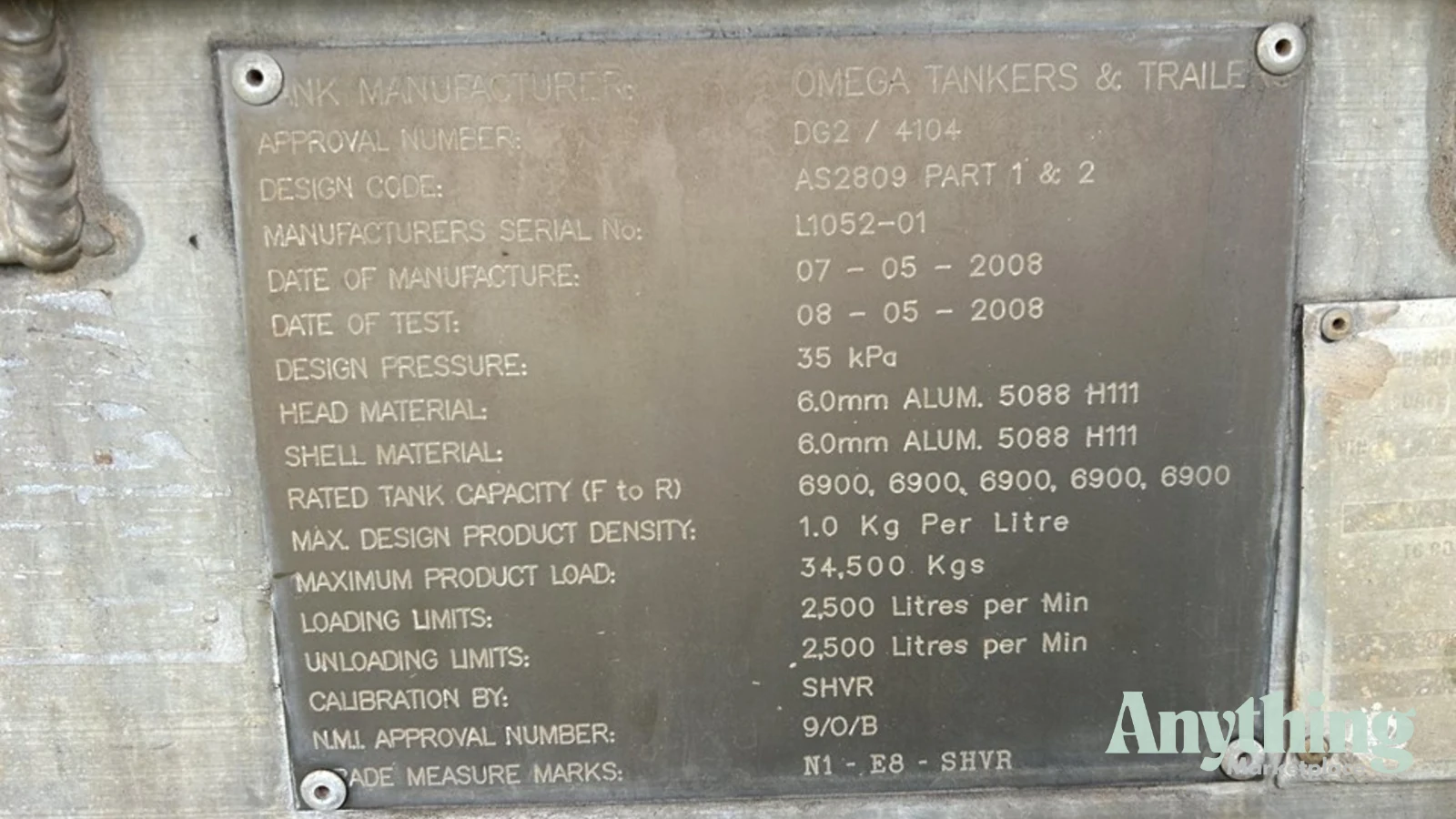 Used Tanker