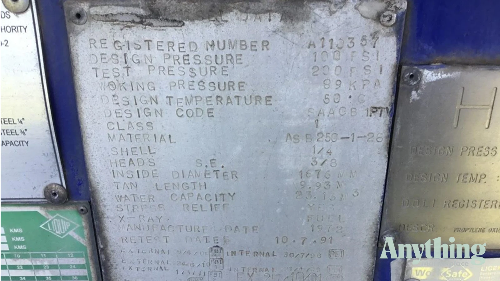 Used HUMES Tanker